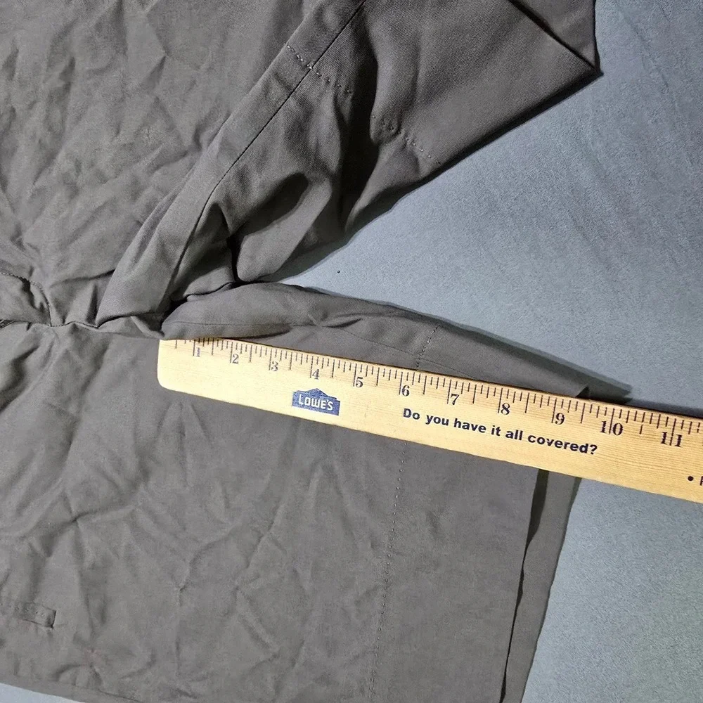 Banana Republic Martin Fit Shorts Mens 36 Grey Stretch Chino Casual 9 Inseam